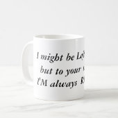 Ich könnte, aber zu Ihrer Überraschung linkshändig Kaffeetasse (Vorderseite Links)