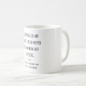 "Ich könnte alles außer Krankenpflege" Tasse nie (VorderseiteRechts)