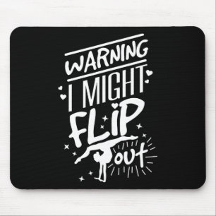 Ich könnte ausflippen Lustige Turnhalle Cheerleadi Mousepad