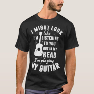 Ich könnte aussehen, als höre ich dir die sonnige T-Shirt