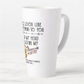 Ich könnte aussehen, als höre ich dir Gitarre spie Milchtasse (Rechte Ecke)