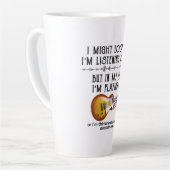 Ich könnte aussehen, als höre ich dir Gitarre spie Milchtasse (Linke Ecke)