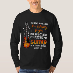 Ich könnte aussehen, als höre ich dir zu, aber in  T-Shirt