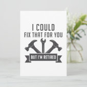 Ich könnte das für dich reparieren dankeskarte (Stehend Vorderseite)