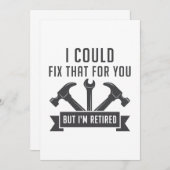 Ich könnte das für dich reparieren dankeskarte (Vorne/Hinten)