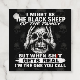 Ich könnte das schwarze Schaf der Familie sein Geschenkanhänger