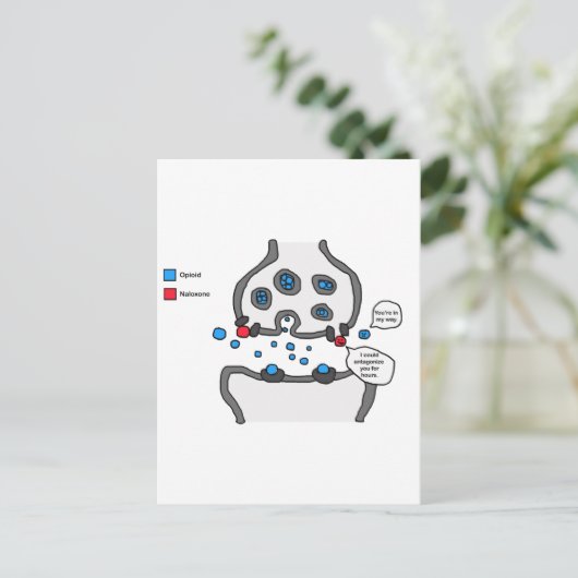 Ich könnte dich verärgern postkarte (Stehend Vorderseite)