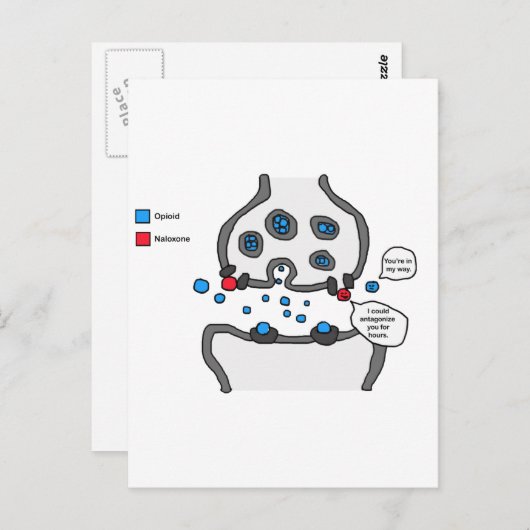 Ich könnte dich verärgern postkarte (Vorne/Hinten)