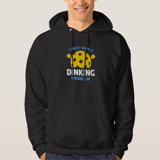 Ich könnte ein Diner Problem Pickleball Premium ha Hoodie (Vorderseite)