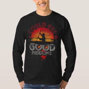Ich könnte ein gutes Paddeln Retro Outdoor Sport K T-Shirt