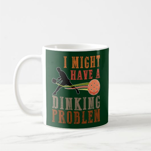 Ich könnte ein Problem beim Trinken haben, wenn Sp Kaffeetasse (Links)