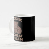 Ich könnte ein Wombat-Problem für einen Wombat-Exp Kaffeetasse (Vorderseite Links)