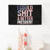 Ich könnte einen besseren Präsidenten gegen Trump Banner (Insitu)