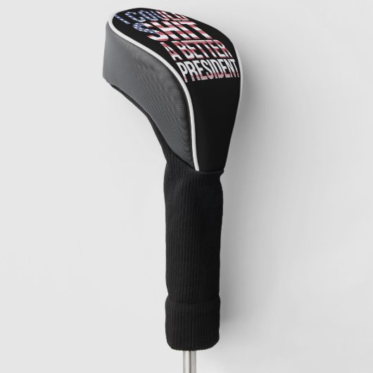 Ich könnte einen besseren Präsidenten gegen Trump  Golf Headcover (angewinkelt)