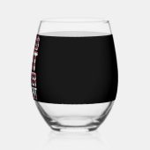 Ich könnte einen besseren Präsidenten gegen Trump Weinglas Ohne Stiel (Rechts)