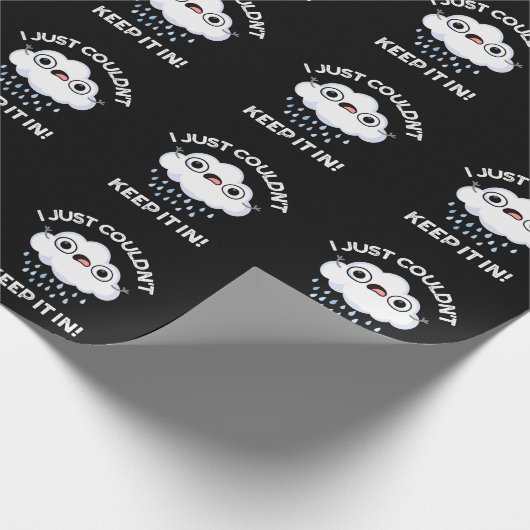 Ich konnte es einfach nicht in der sonnigen Wolken Geschenkpapier (Ecke)