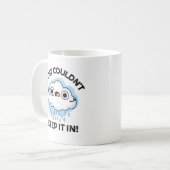 Ich konnte es einfach nicht in sonniger Wolkendeck Kaffeetasse (Vorderseite Links)