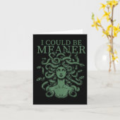 Ich könnte Gemeiner Medusa sein Karte (Gelbe Blume)