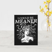 Ich könnte Gemeiner Medusa sein Karte (Gelbe Blume)