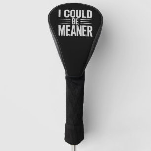 Ich könnte Gemeiner nach hinten Vintag sein Golf Headcover