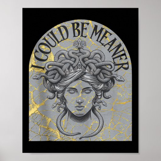 Ich könnte Gemeiner sein, dass Männer Kitty Meow H Poster (Vorne)