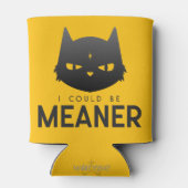 Ich könnte Gemeiner sein | Moody Cat Beverage Cool Dosenkühler (Rückseite)
