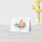 Ich könnte mich dieses gewöhnen an! karte (Gelbe Blume)