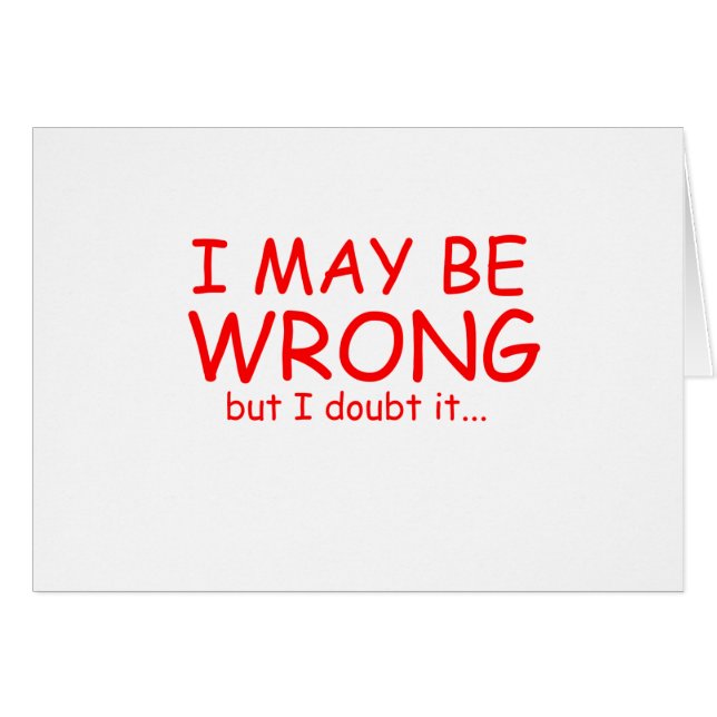 Ich könnte mich irren (Vorderseite (Horizontal))