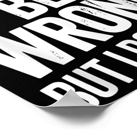 Ich könnte mich irren, aber ich bezweifle es, dass poster (Ecke)