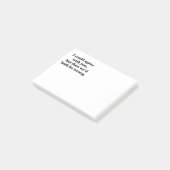 Ich könnte mit Ihnen einverstanden sein Post-it Klebezettel (angewinkelt)