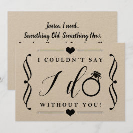 Ich konnte nicht sagen, dass ich ohne dich mache | einladung