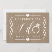 Ich konnte nicht sagen, dass ich ohne dich mache | einladung (Vorderseite)