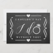 Ich konnte nicht sagen, dass ich ohne dich mache | einladung (Vorderseite)