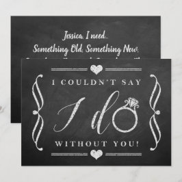 Ich konnte nicht sagen, dass ich ohne dich mache | einladung