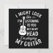 Ich könnte so aussehen, als höre ich dir Funny Gui (Rückseite)