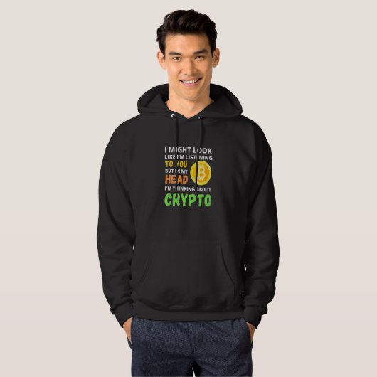 Ich könnte so aussehen, als höre ich dir zu, aber hoodie (Vorne ganz)