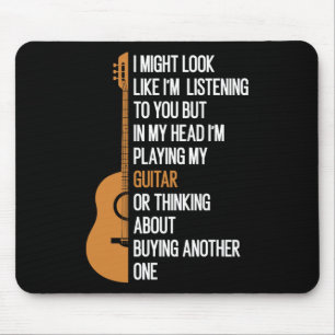 Ich könnte so aussehen, als höre ich dir zu, aber mousepad