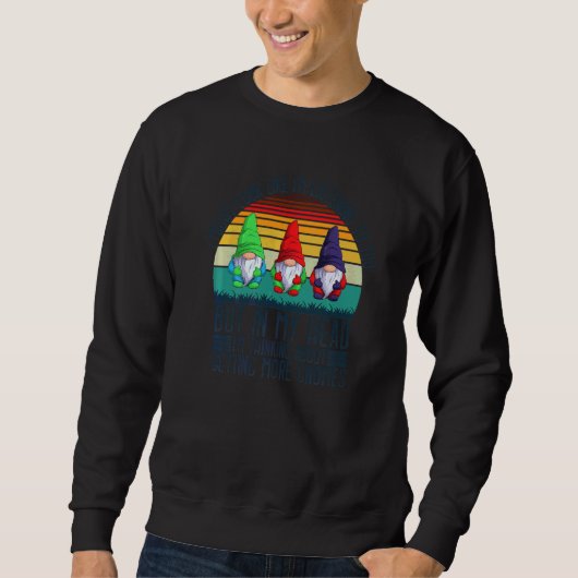 Ich könnte so aussehen, als höre ich dir zu, aber  sweatshirt (Vorderseite)