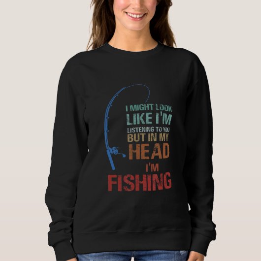 Ich könnte so aussehen, als höre ich dir zu, aber sweatshirt (Vorderseite)