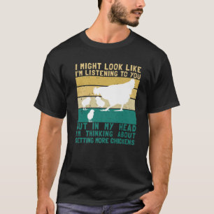 Ich könnte so aussehen, als höre ich dir zu, aber T-Shirt