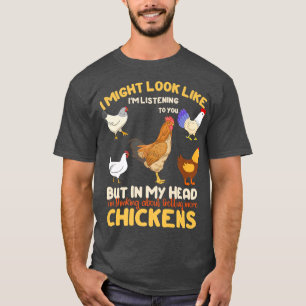 Ich könnte so aussehen, als höre ich dir zu, aber T-Shirt