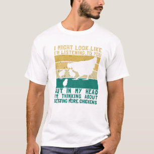 Ich könnte so aussehen, als höre ich dir zu, aber T-Shirt