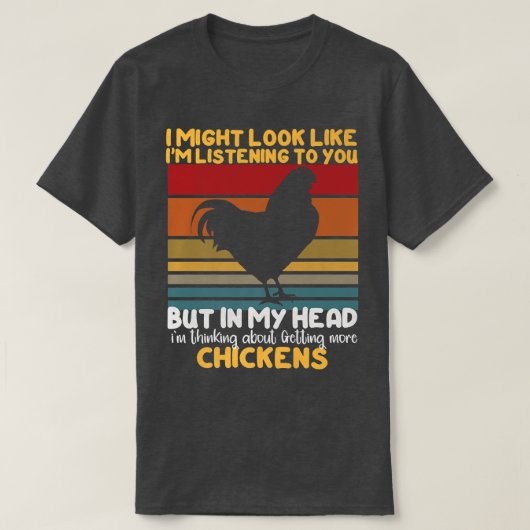 Ich könnte so aussehen, als höre ich dir zu, aber  T-Shirt (Design vorne)