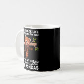 Ich könnte so aussehen, als höre ich dir zu ..Red  Kaffeetasse (Vorderseite Links)