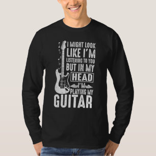 Ich könnte so aussehen, als höre ich dir zu, wie i T-Shirt