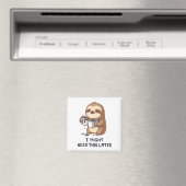 Ich könnte später Kaffee brauchen - Lazy Sloth Spa Magnet (In Situ (Geschirrspüler))