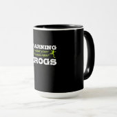 Ich könnte über Frösche reden Tasse (VorderseiteRechts)
