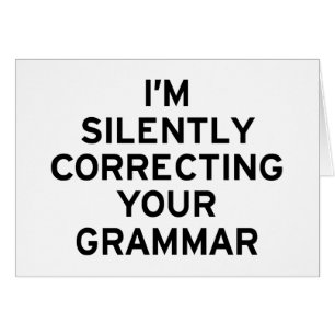 Ich korrigiere Grammatik