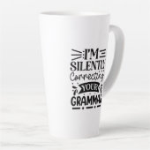 Ich korrigiere leise dein Grammatik Milchtasse (Rechte Ecke)