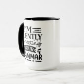 Ich korrigiere leise dein Grammatik Tasse (Vorderseite Links)